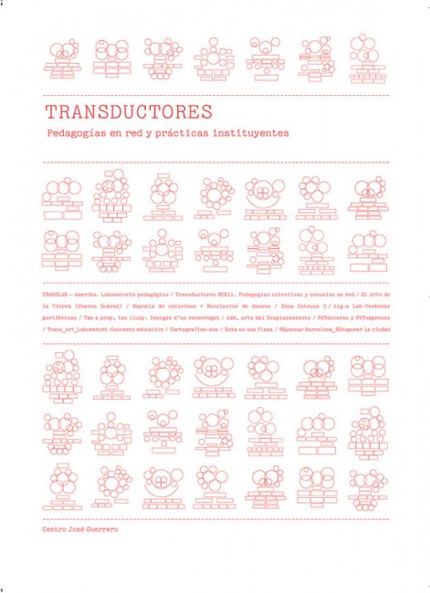 Portada del segundo libro de Transductores. Pedagogías en red y prácticas instituyentes.